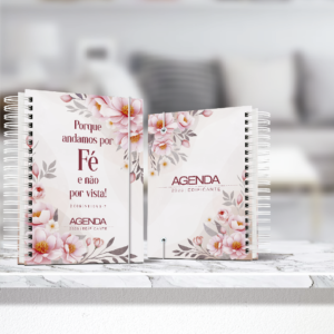 agenda edificante floral personalizado (cópia)