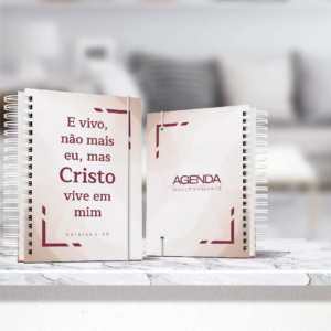 agenda edificante floral personalizado (cópia)